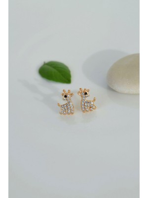 Sacce Scarves & Accessories Yavru Zürafa Çocuk Küpesi Çivi Model