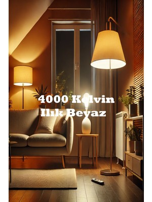 4000 K E 27 LED Ampul Ilık Beyaz 9 W Yüksek Kalite Göz Yormayan Ampul