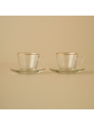 Bella Maison Premium 2'li Çay Fincan Seti Gold (195 Cc)