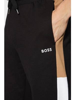 Boss % 100 Pamuk Regular Fit Ribanalı Paça Jogger Pantolon Erkek Pantolon 50535786 001