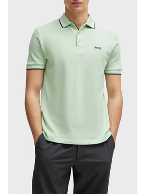 Boss Pamuklu Regular Fit Düğmeli Polo Yaka T Shirt Erkek Polo Yaka T Shirt 50469055 388