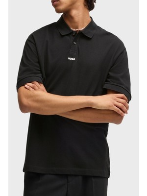 Hugo Pamuk Relaxed Fit Düğmeli Polo Yaka T Shirt Erkek Polo Yaka T Shirt 50493206 001