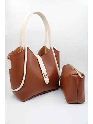 Kadın Iç Çantalı Retro El ve Omuz Çantası