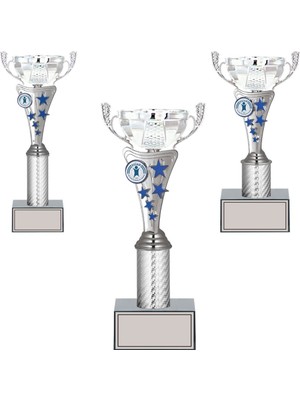 Odak Kişiye Özel Futbol Kupa Takımı-Ödül Kupası-Turnuva Kupası-Kupa Seti-Okul Kupa Takımı-Ödül Kupa Takımı S038 3'lü Takım
