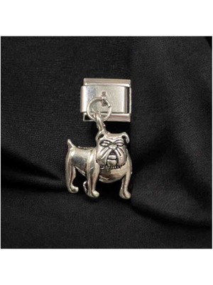 Stainles Steel Italyan Köpek Detaylı Charm