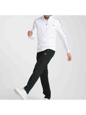 Lacoste  Basıc  Regular Fit  Beyaz-Siyah  Erkek Eşofman