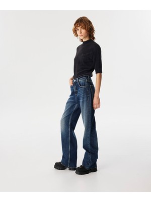 Twist Wıde Leg Fit Jean Pantolon