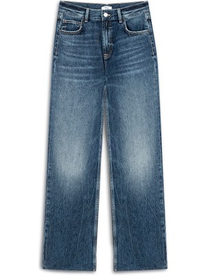 Twist Wıde Leg Fit Jean Pantolon