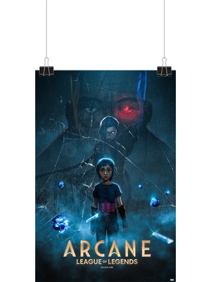 Wugu Arcane League Of Legends Büyük Boy Poster 50 x 70 cm