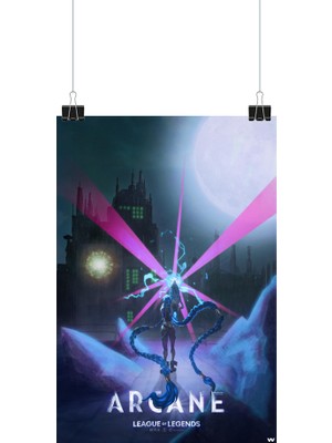 Wugu Arcane League Of Legends Büyük Boy Poster 50 x 70  cm