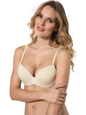 Umt Kadın Desteksiz Boş B Cup Balenli Telli Sütyen 916