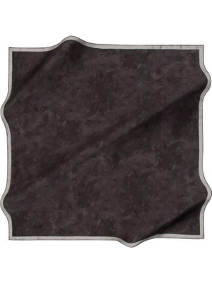 Aker Nostalji Sura Ipek Eşarp 7208-371 Füme