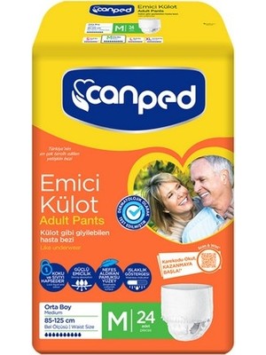 Canped Emici Külot M-Orta 24'lü (Turuncu Paket)