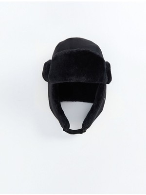Kürklü Erkek Kar Şapkası