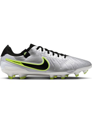Nike Tiempo Legend 10 Pro Erkek Çim Zemin Kramponu DV4333-001 Gri