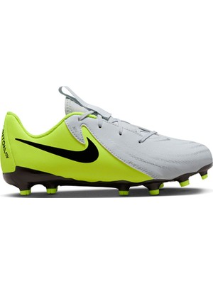 Nike Phantom Gx II Academy FG/MG Genç Çim Zemin Kramponu Gri Renk Erkekler İçin Tasarlandı