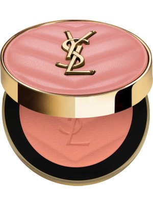 Yves Saint Laurent Make Me Blush 57 Coral Clash Pudra Allık 6 G Arttırılabilir Renk ve Pürüzsüzleştirici Özellik