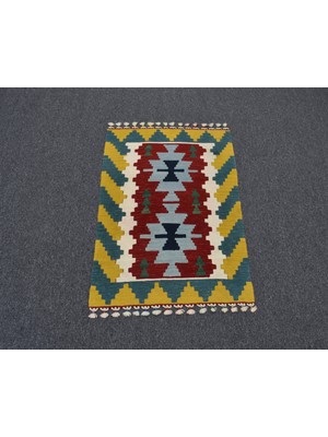 Zehra Abla Halı Yeni El Dokuma Benzersiz Pınarbaşı Kayseri Yün Kilim 5497