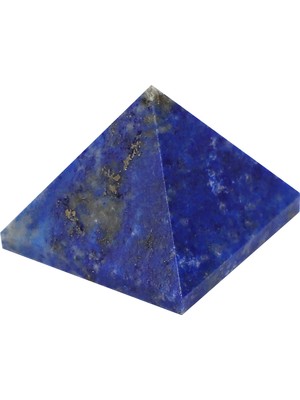 Doğal Lapis Lazuli Kristal Piramit Kulesi 3 cm Enerji Şifa Hediye Ev Dekor (Yurt Dışından)