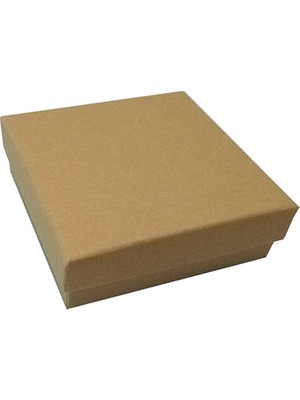 32 Parça Kraft Karton Mücevher Kutusu, 9 x 9 x 3cm (Yurt Dışından)