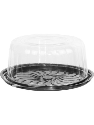 Ambalaj Pazarı Plastik Pasta Kabı 30 cm - 50 Adet