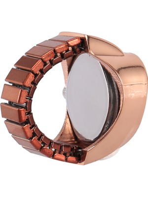 Sunshinee 20 mm Yüzük Saat Parmak Saat Yüzük Rose Gold (Yurt Dışından)