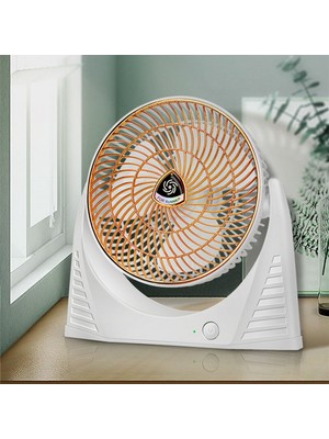 Sunshinee Küçük USB Fan Masası Sessiz Taşınabilir Masa 3 Vites Hızı Ayarlanabilir Mini Masaüstü Ofis Için Kişisel (Beyaz) (Yurt Dışından)