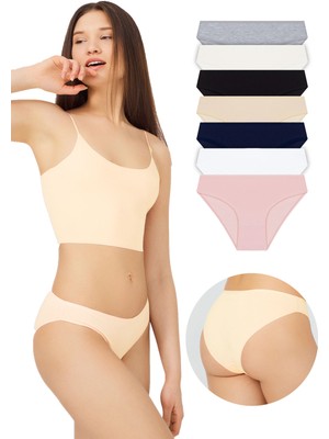 COTTONHILL Basic Pamuklu Kadın Bikini Külot 5'li Paket