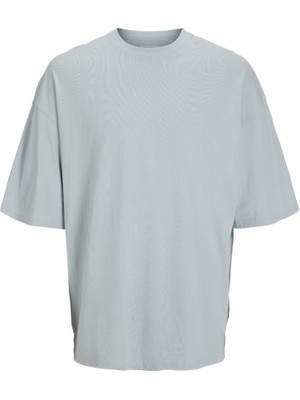 Jack & Jones JErkek Pamuklu Lacivert Bisiklet Yaka Tişört 12259975