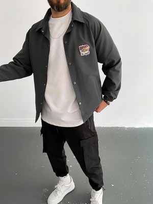 Füme Gofreli Mevsimlik Ceket