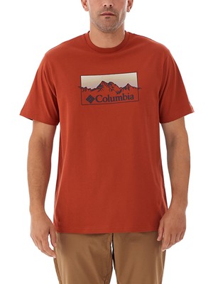Columbia Csc Linear Range Erkek Kisa Kollu T-Shirt CS0344