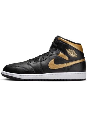 Nike Jordan Air 1 Mid Erkek Siyah Spor Ayakkabı DQ8426-071