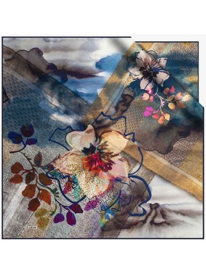 Aker Nostalji Sura Ipek Eşarp 7781-321