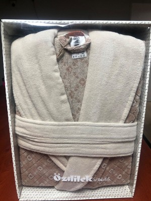 Özdilek Diamond Soft Kahve Şalyaka Bornoz (L)