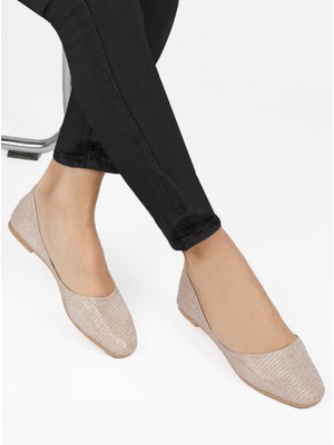 Nubuk Şık Günlük Rahat Taban Kadın Babet Ayakkabı