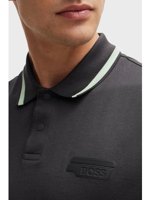 Boss % 100 Pamuk Regular Fit Düğmeli Polo Yaka T Shirt Erkek Polo Yaka T Shirt 50512931 016