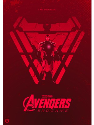 Wugu Avengers Iron Man Büyük Boy Poster 50 x 70 cm