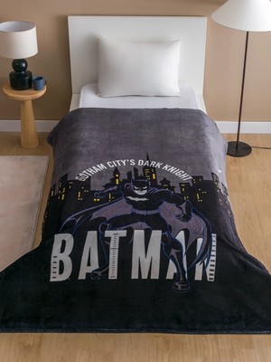 Lcw Home Karışık Baskılı Batman Baskılı Tek Kişilik Çocuk Battaniye 150X200 cm