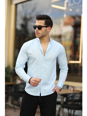Erkek Klasik Slim Fit Gömlek