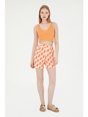 U.s. Polo Assn. Kadın Pudra Şort (Örme) 50281788-VR042