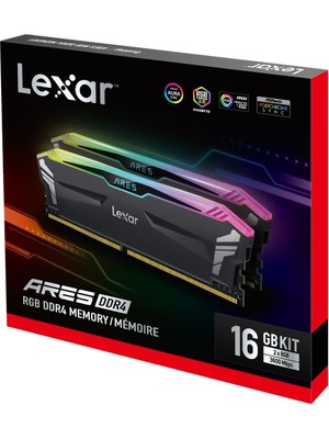 Lexar Ares 16GB Kıt (2X8GB) DDR4 1136 MHz Ram LD4BU008G-R3600GDLA