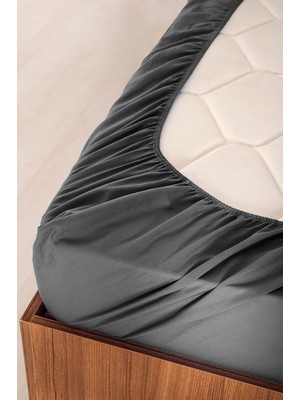 Türker Tekstil %100 Pamuklu Tek Kişilik Fıtted Lastikli Çarşaf (120 x 200+25 cm )