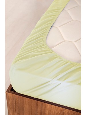 Türker Tekstil Pamuklu Tek Kişilik Fıtted Lastikli Çarşaf (120 x 200+25 cm )