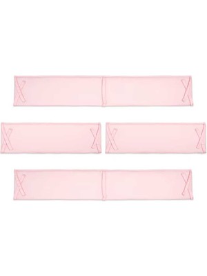 4 Parça Beşik Kenar Koruyucu Bebek Çocuk Yatak Kenar Yumuşatıcı 70X130 cm Uyumlu
