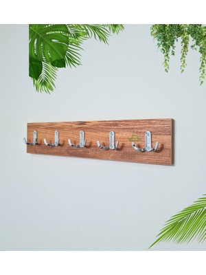 Green Life Design Portmanto Duvar Askılığı Modern Elbise Askılığı 5'li Metal Askılıklı