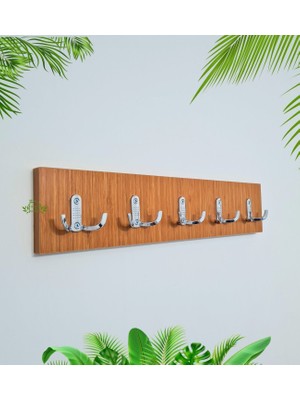 Green Life Design Portmanto Duvar Askılığı Modern Elbise Askılığı 5'li Metal Askılıklı