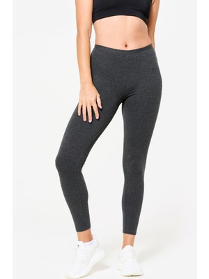 Domyos Kadın Gri Spor Taytı - Fitness