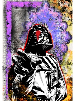 Wugu The Graffiti Art Dart Vader Büyük Boy Poster 50 x 70 cm