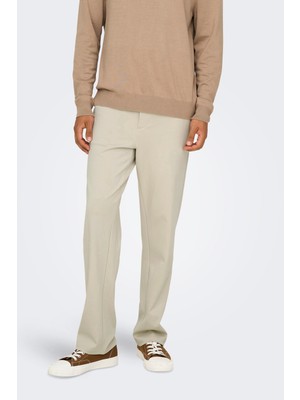 Only & Sons Erkek Onsmark Regular Fit Chino Pantolon 22033199 Taş