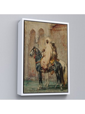 Miyrem canvas Serie  Henri Emilien Rousseau - Cavaliers Arapları TABLOSU-8091